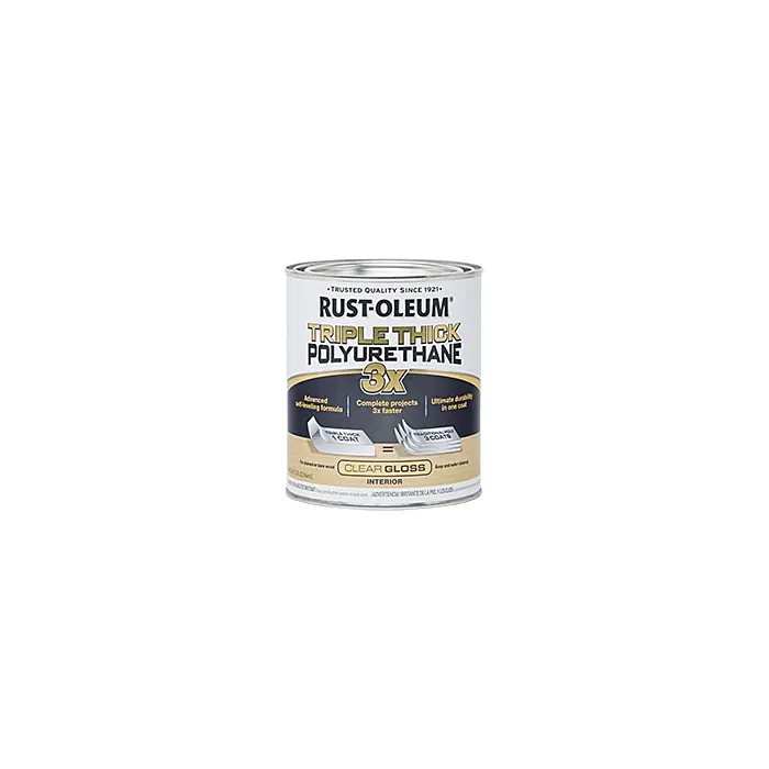 Rust-Oleum Wood Care - Triple Thick Polyurethane - Quart - Gloss