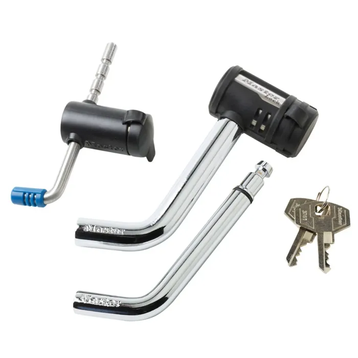 Master Lock Swivel Head Receiver Lock w/ SS Adjustable Coupler Latch Lock