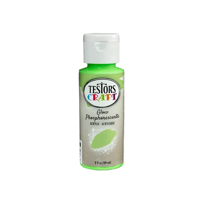 Rust-Oleum Testors 2oz Glow in Dark Green