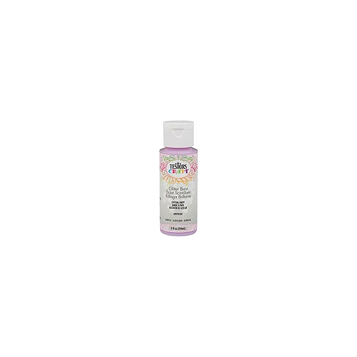 Rust-Oleum Testors 2oz Glitter Cotton Candy