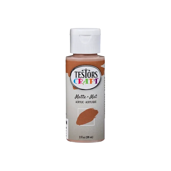 Rust-Oleum Testors Craft 2 Oz. Matte Coffee Acrylic Paint