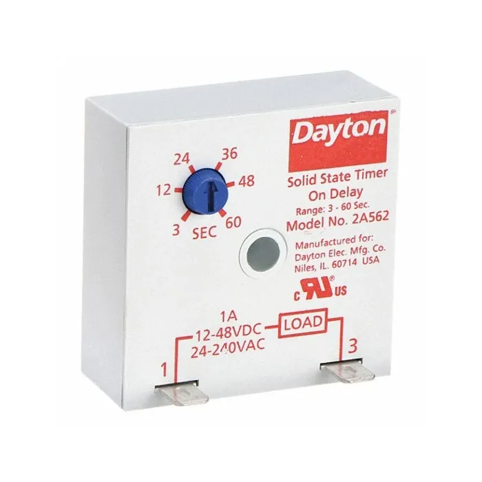 SPST 3-60 sec Encapsulated Timing Single Function Solid State Relay