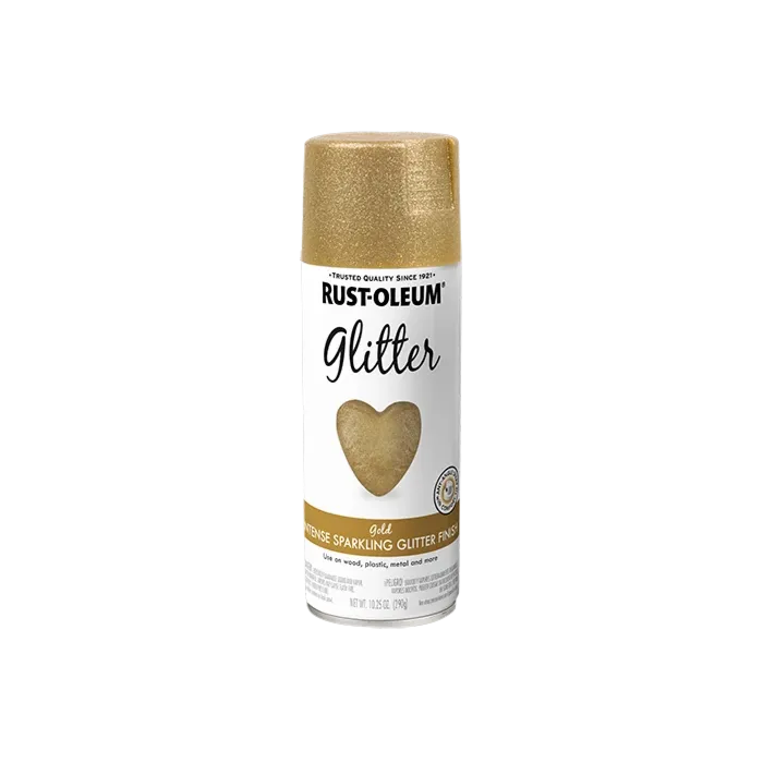 Rust-Oleum Specialty Spray Paint (Glitter - Gold) 10.25 oz