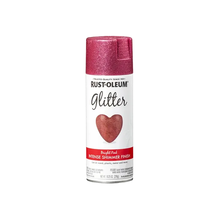 Rust-Oleum Glitter Bright Pink Spray 10oz