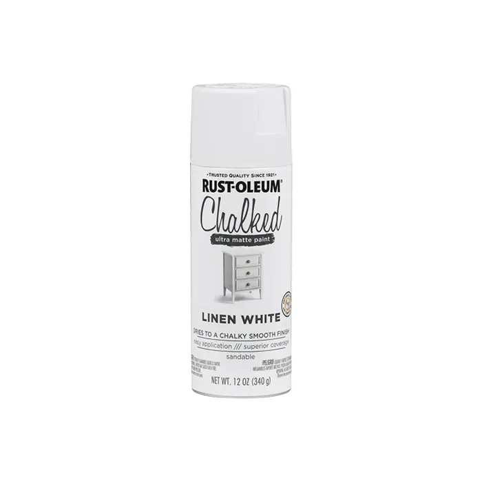Rust-Oleum Chalked Spray Paint (Ultra Matte - Linen White) 12 oz