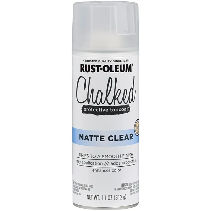Rust-Oleum Chalked Spray Paint (Ultra Matte - Clear) 11 oz