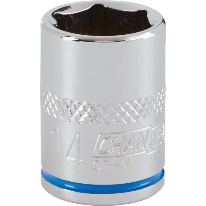 Channellock 3/8 In. Drive 14 mm 6-Point Shallow Metric Socket