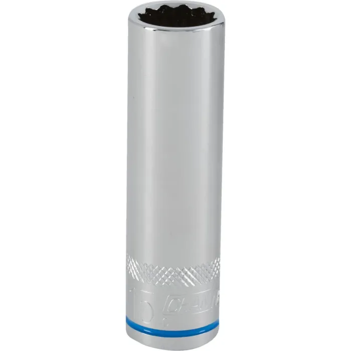 Channellock 1/2 In. Drive 15 mm 12-Point Deep Metric Socket