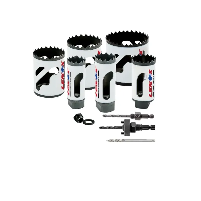Lenox LENOX 30808-600P Bi-Metal Speed Slot Hole Saw With T3 Technology, Plumber'S Kit, 10 Piece