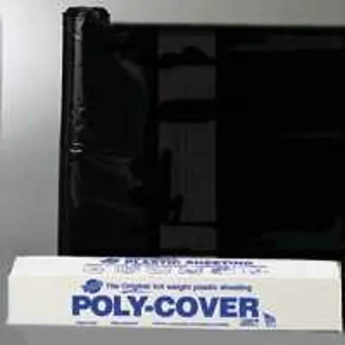 Warps Warp's 4X4BB Poly Film, 200 ft L, 4 ft W, Black