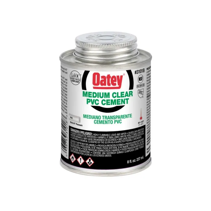 OATEY Oatey® 8 oz. PVC Medium Body Clear Cement