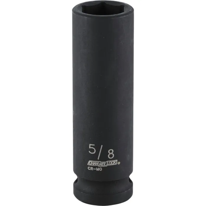 Channellock 1/2 In. Drive 5/8 In. 6-Point Deep Standard Impact Socket