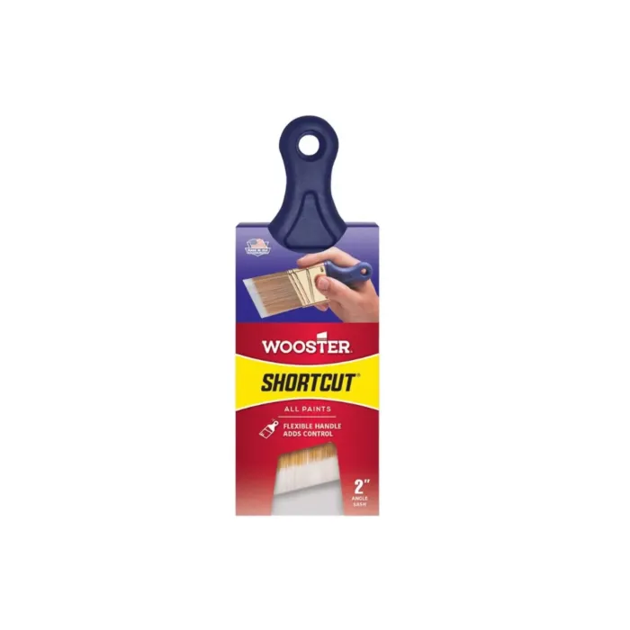 WOOSTER Shortcut Angle Sash Short Handle Brush -  2 in.