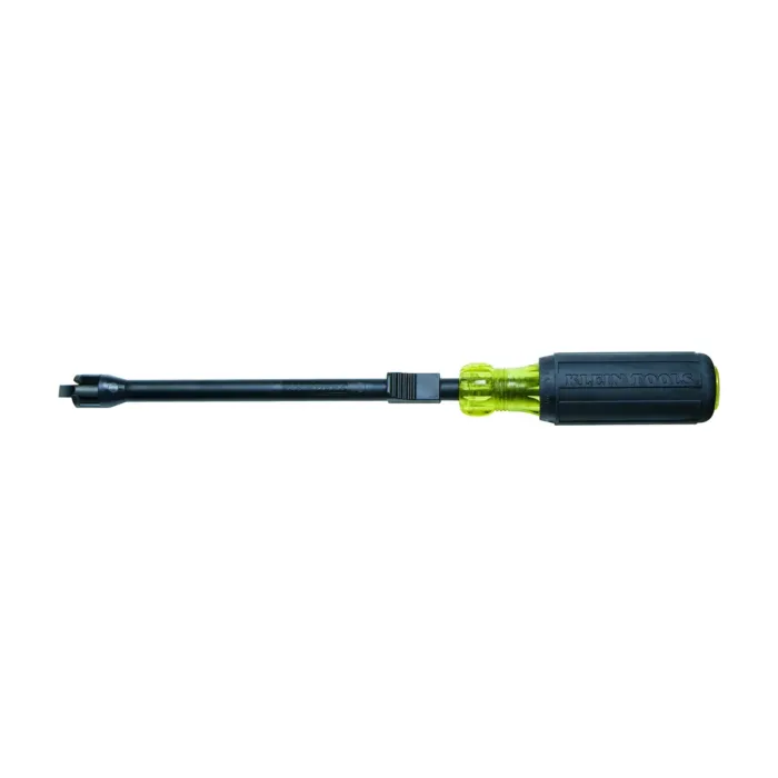 Klein Tools 1/4-Inch Cabinet Gripping Screwdriver, 7-Inch Round Shank