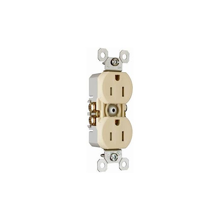 Pass & Seymour Trademaster® TR DUP REC 15A/125V CONT 10PK I