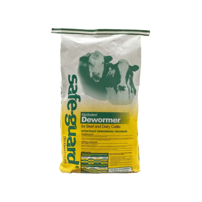 25 lb Net Content Bag Container Type Fenbendazole Safe-Guard 0.5% Pellet