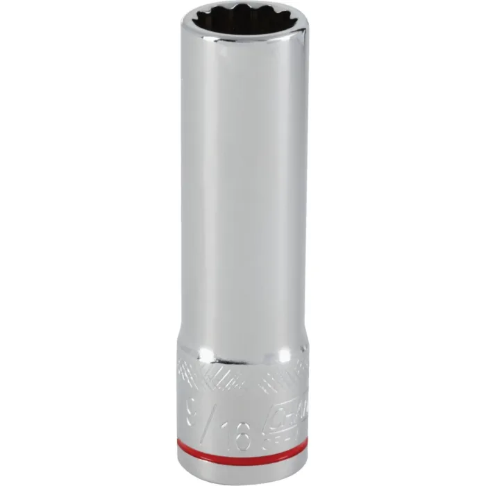 Channellock 1/2 In. Drive 9/16 In. 12-Point Deep Standard Socket