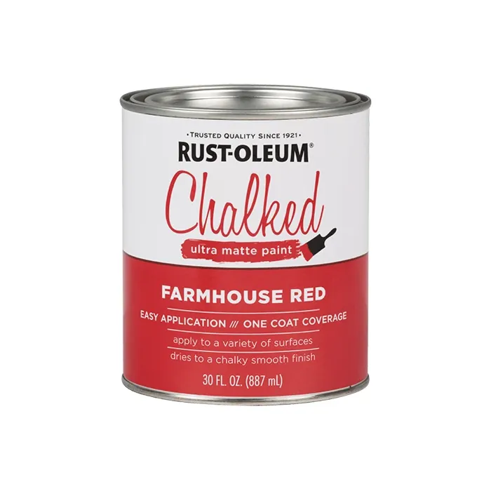 Rustoleum Chalked Paint (Ultra Matte - Farmhouse Red) 30 oz
