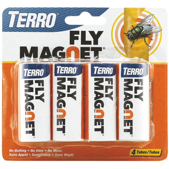 Terro TERRO Fly Magnet Sticky Fly Paper Trap - 4 pack