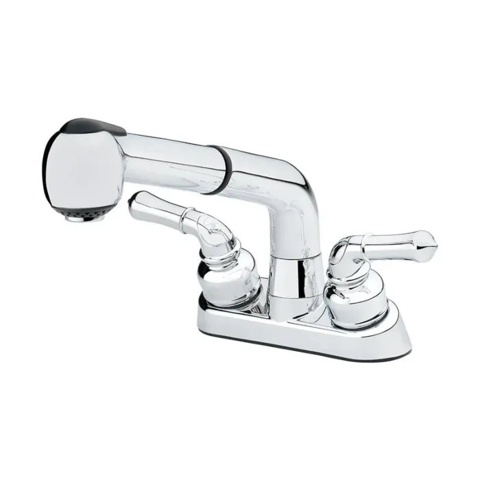 Homewerks Pull-Out Spout Chrome Laundry Faucet