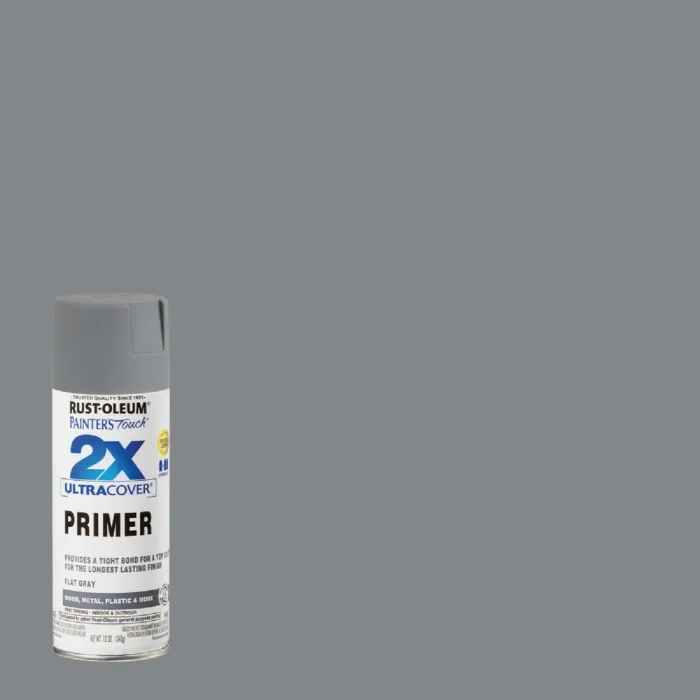 Rust-Oleum Painter's Touch® 2X Ultra Cover® Spray Primer (Flat - Gray) 12 oz