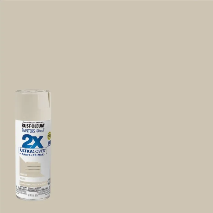 Rust-Oleum Painter's Touch® 2X Ultra Cover® Spray Paint (Gloss - Almond) 12 oz