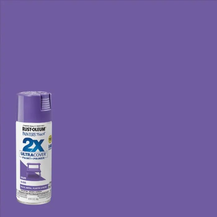 Rust-Oleum Painter's Touch® 2X Ultra Cover® Spray Paint (Gloss - Grape) 12 oz