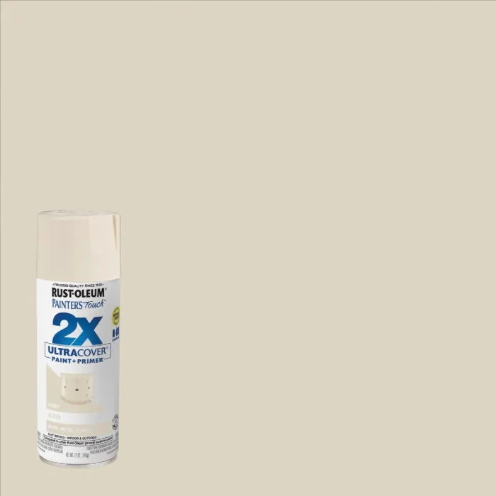Rust-Oleum Painter's Touch® 2X Ultra Cover® Spray Paint (Gloss - Ivory) 12 oz