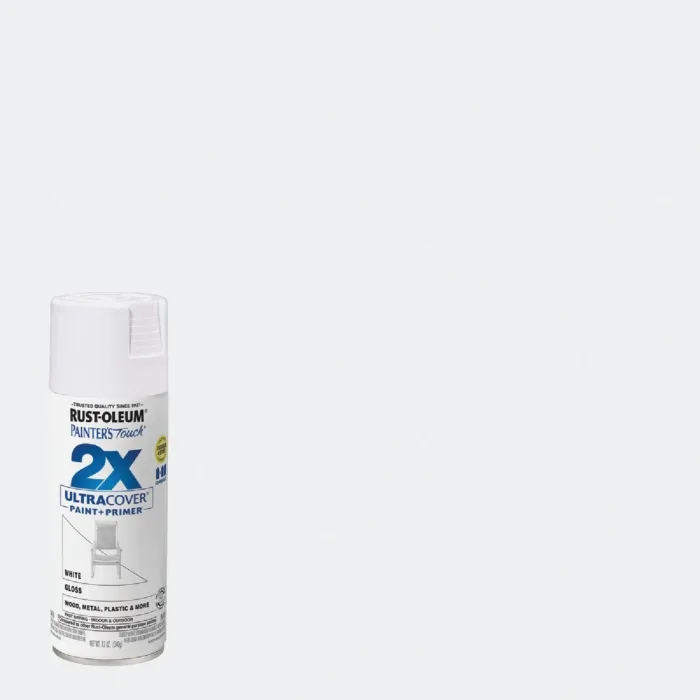 Rust-Oleum Painter's Touch® 2X Ultra Cover® Spray Paint (Gloss - White) 12 oz