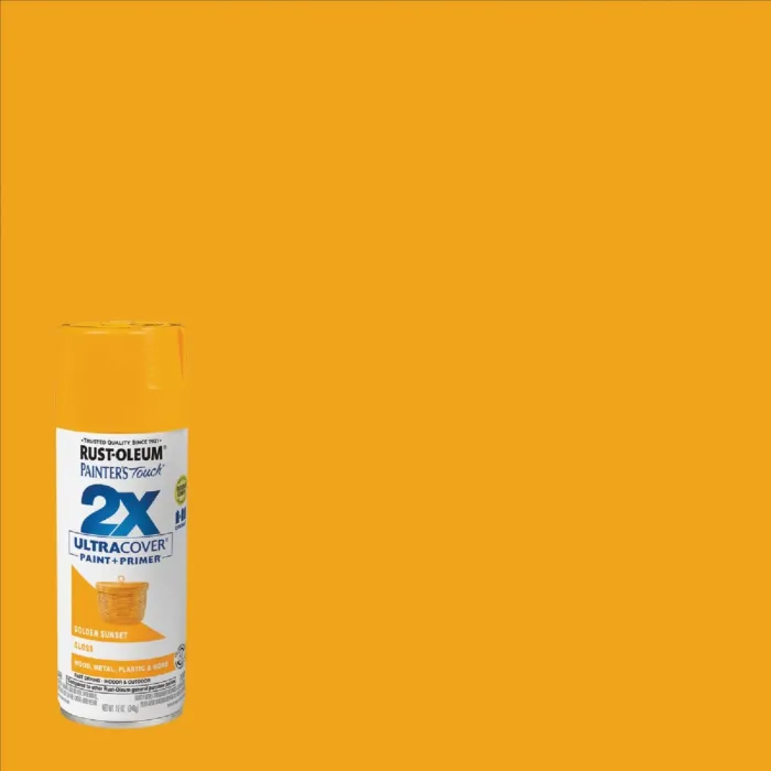 Rust-Oleum Painter's Touch® 2X Ultra Cover® Spray Paint (Gloss - Golden Sunset) 12 oz