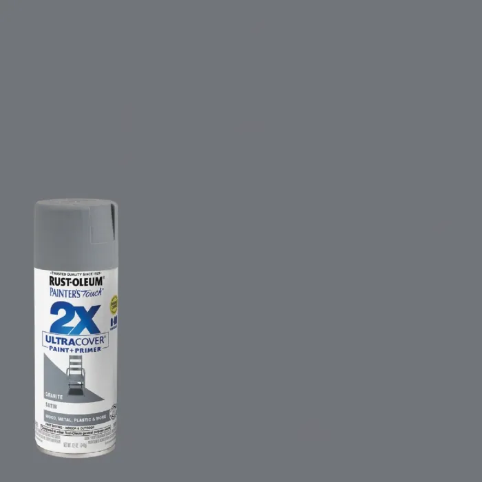 Rust-Oleum Painter's Touch® 2X Ultra Cover® Spray Paint (Satin - Granite) 12 oz