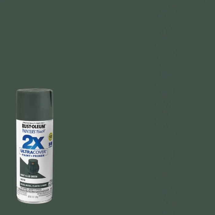 Rust-Oleum Painter's Touch® 2X Ultra Cover® Spray Paint (Satin - Hunt Club Green) 12 oz