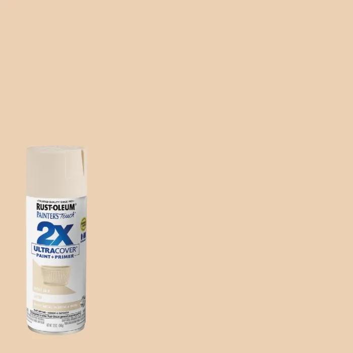 Rust-Oleum Painter's Touch® 2X Ultra Cover® Spray Paint (Satin - Ivory Silk) 12 oz