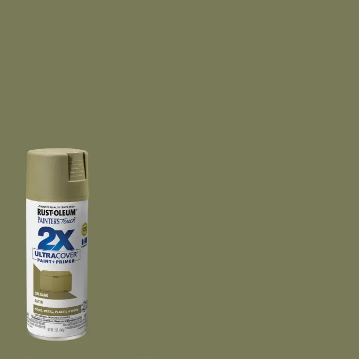 Rust-Oleum Painter's Touch® 2X Ultra Cover® Spray Paint (Satin - Oregano) 12 oz