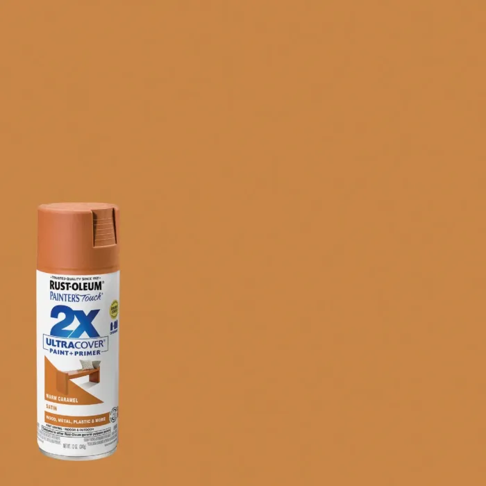 Rust-Oleum Painter's Touch® 2X Ultra Cover® Spray Paint (Satin - Caramel) 12 oz