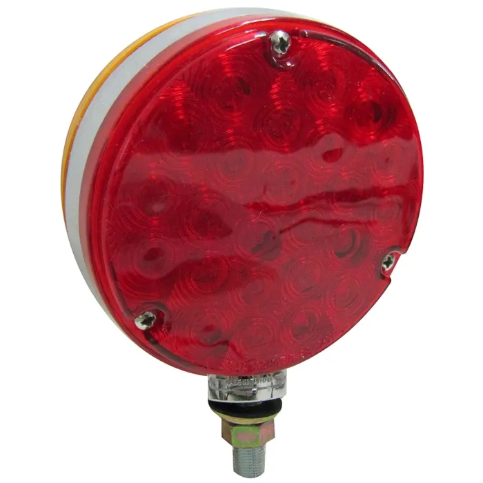 Peterson Double-Face Round Park & Turn Light (Amber/Red) 4 in.