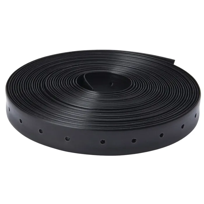 B&K Plastic Perforated Hanger Tape (Black) 3/4 in. x 10 ft
