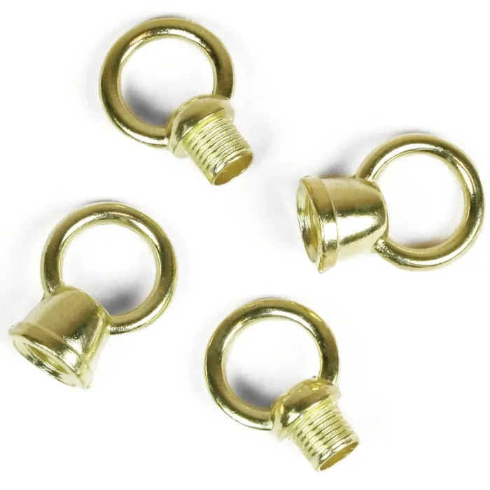 Jandorf 60243 Lamp Loop Assortment, Brass