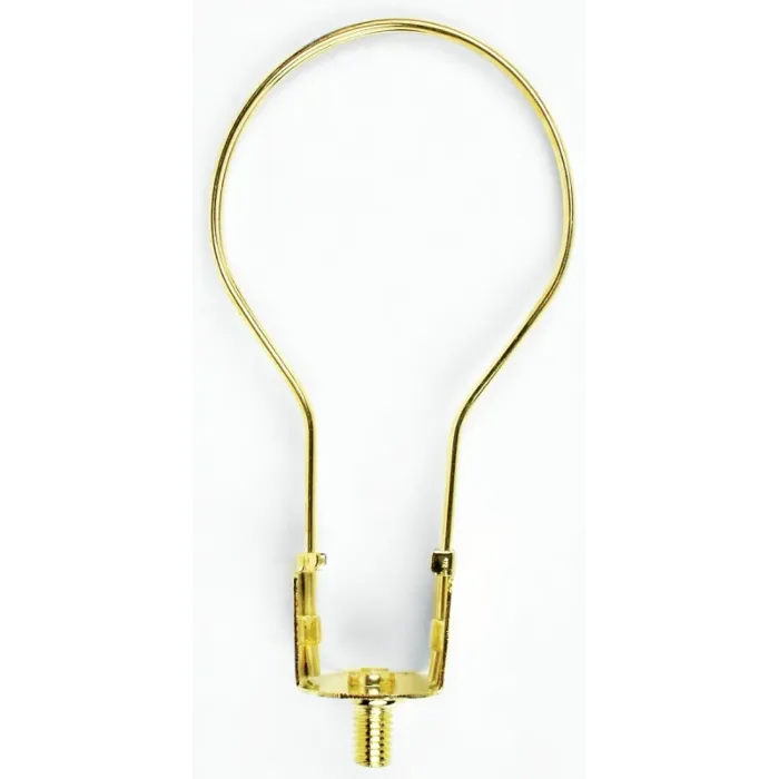 Jandorf 60120 Clip-On Lamp Shade Adapter, Brass Fixture