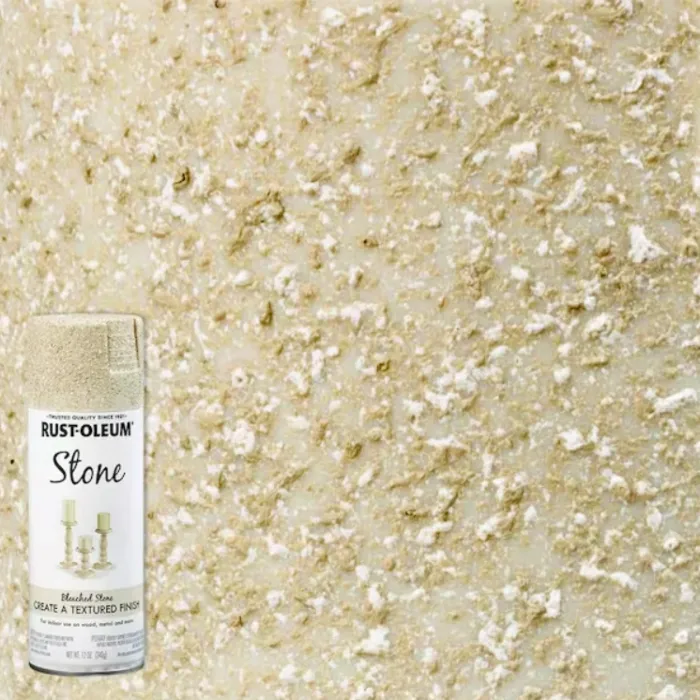 Rustoleum Bleached Stone Textured Spray Paint - 12 oz