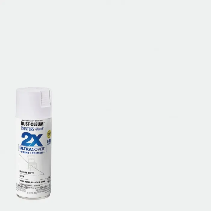 Rust-Oleum Painter's Touch® 2X Ultra Cover® Spray Paint (Satin - Blossom White) 12 oz