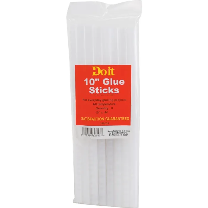 Do it Best Do it 10 In. Standard Clear Hot Melt Glue (8-Pack)