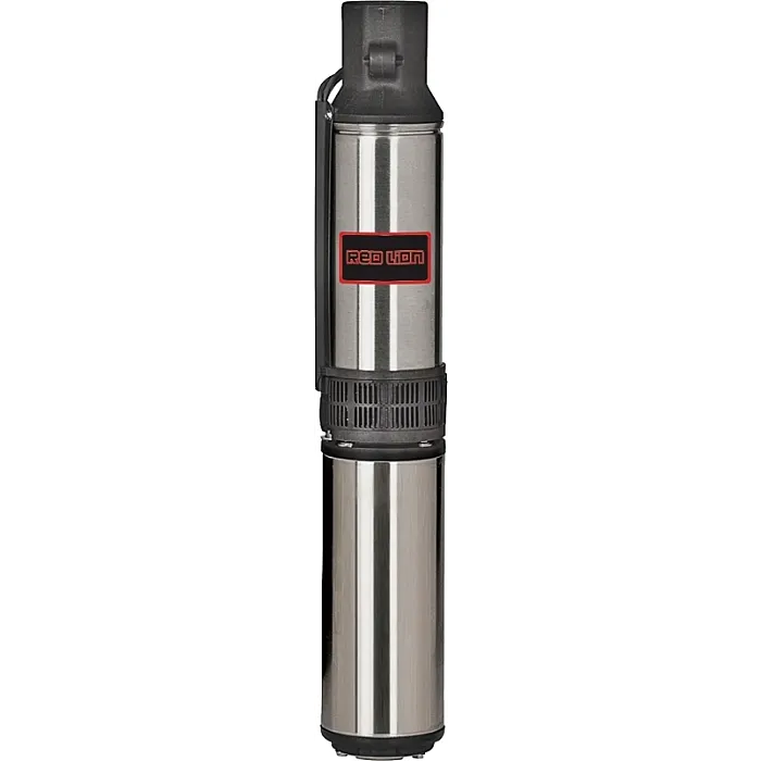 Little Giant Pump Red Lion 14942402 Well Pump, 6 A, 230 V, 0.5 hp, 1-1/4 in Connection, 231 ft Max Head, 12 gpm, Stainless Steel