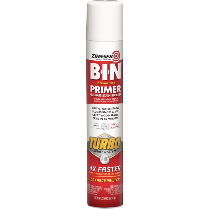 ZINSSER B-I-N Turbo Spray Primer (White) 26 oz