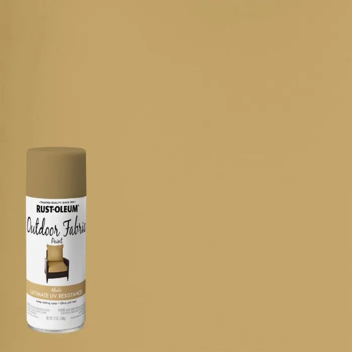 Rust-Oleum Outdoor Fabric Spray Paint (Matte - Khaki) 12 oz