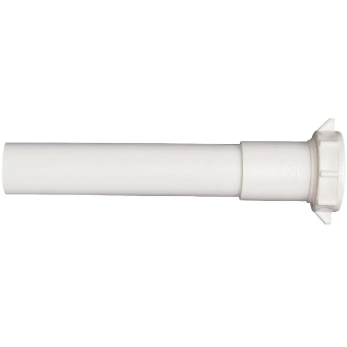 Do it Best 1-1/2 In. x 12 In. White Plastic Extension Tube