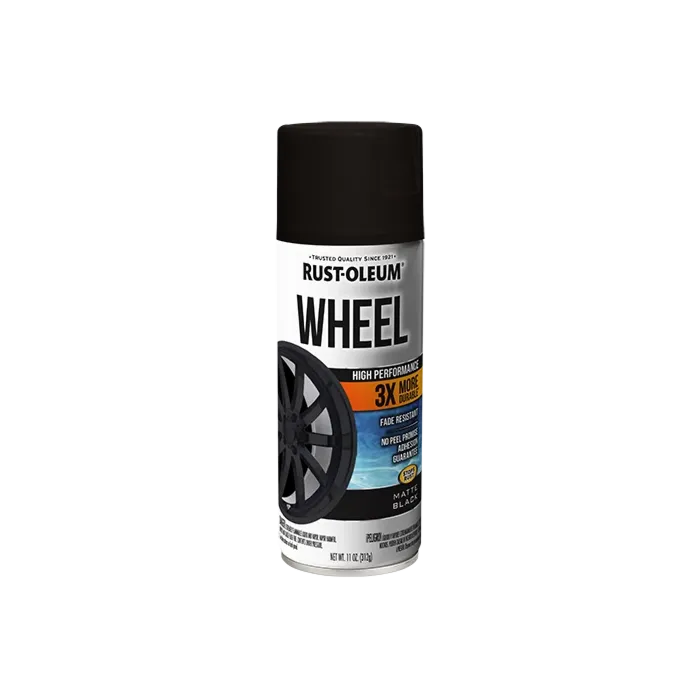 Rustoleum HP Wheel 3x Flat Satin Black