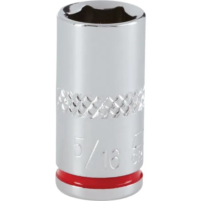 Channellock 1/4 In. Drive 5/16 In. 6-Point Shallow Standard Socket