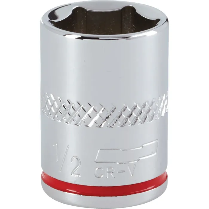 Channellock 1/4 In. Drive 1/2 In. 6-Point Shallow Standard Socket