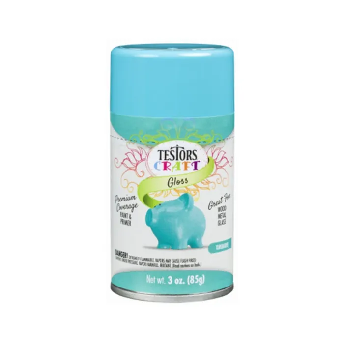 Rustoleum Enamel Spray Paint (Tropical Turquoise - Gloss) 3 oz
